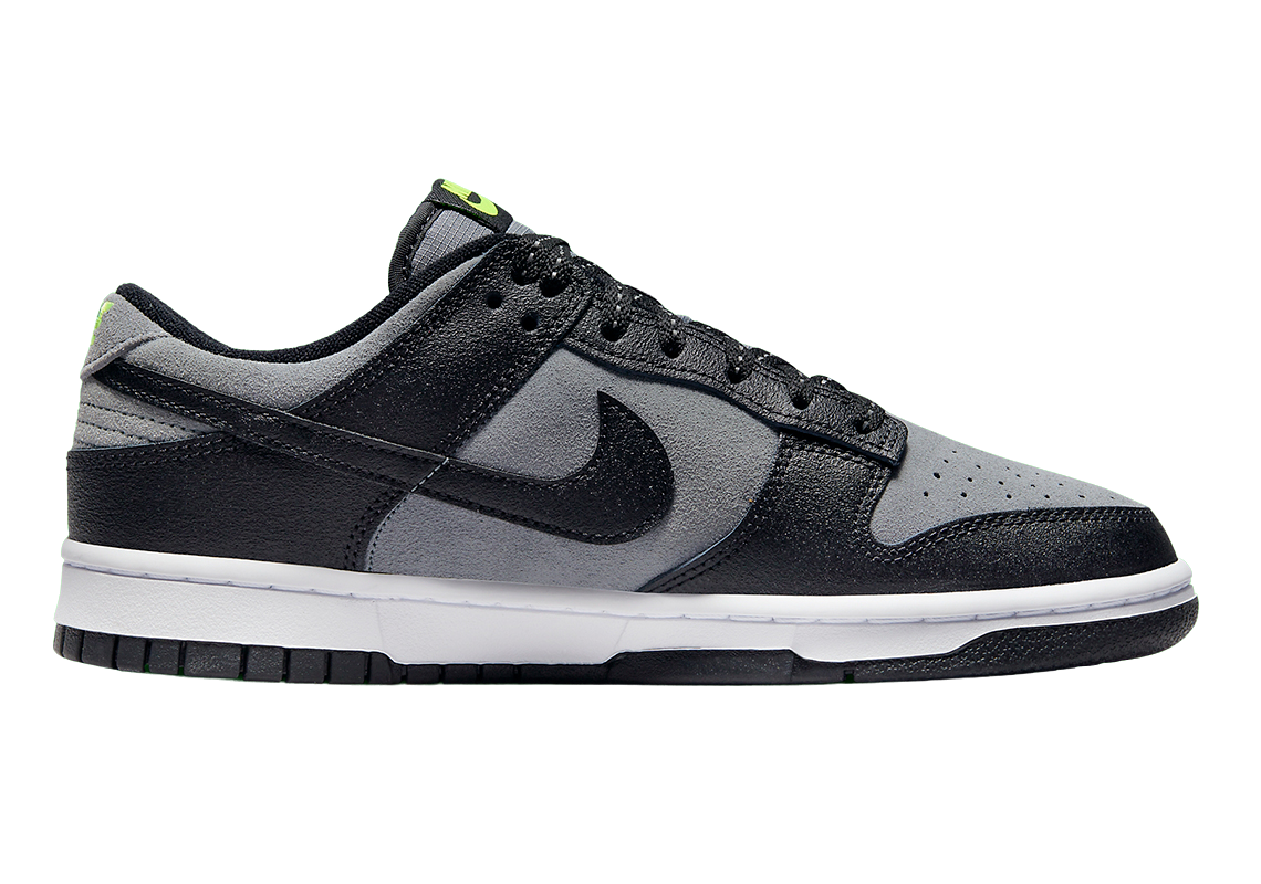 Nike Dunk low Black Grey Neón - WORLDOFSHOES