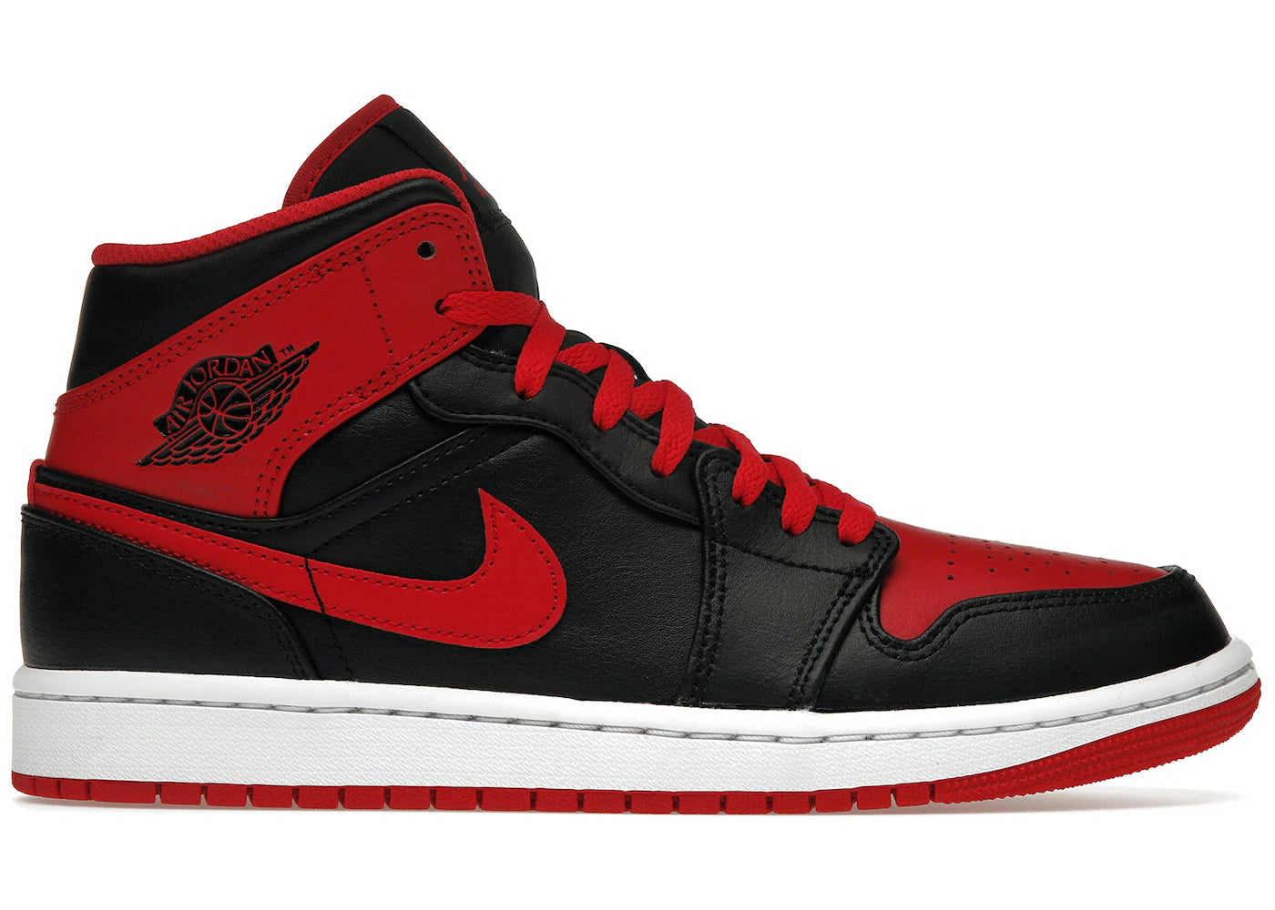 Jordan 1 Mid Reverse Bred - WORLDOFSHOES
