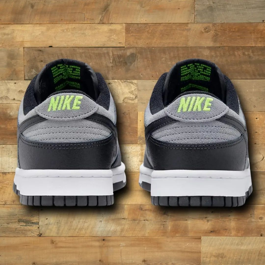 Nike Dunk low Black Grey Neón - WORLDOFSHOES