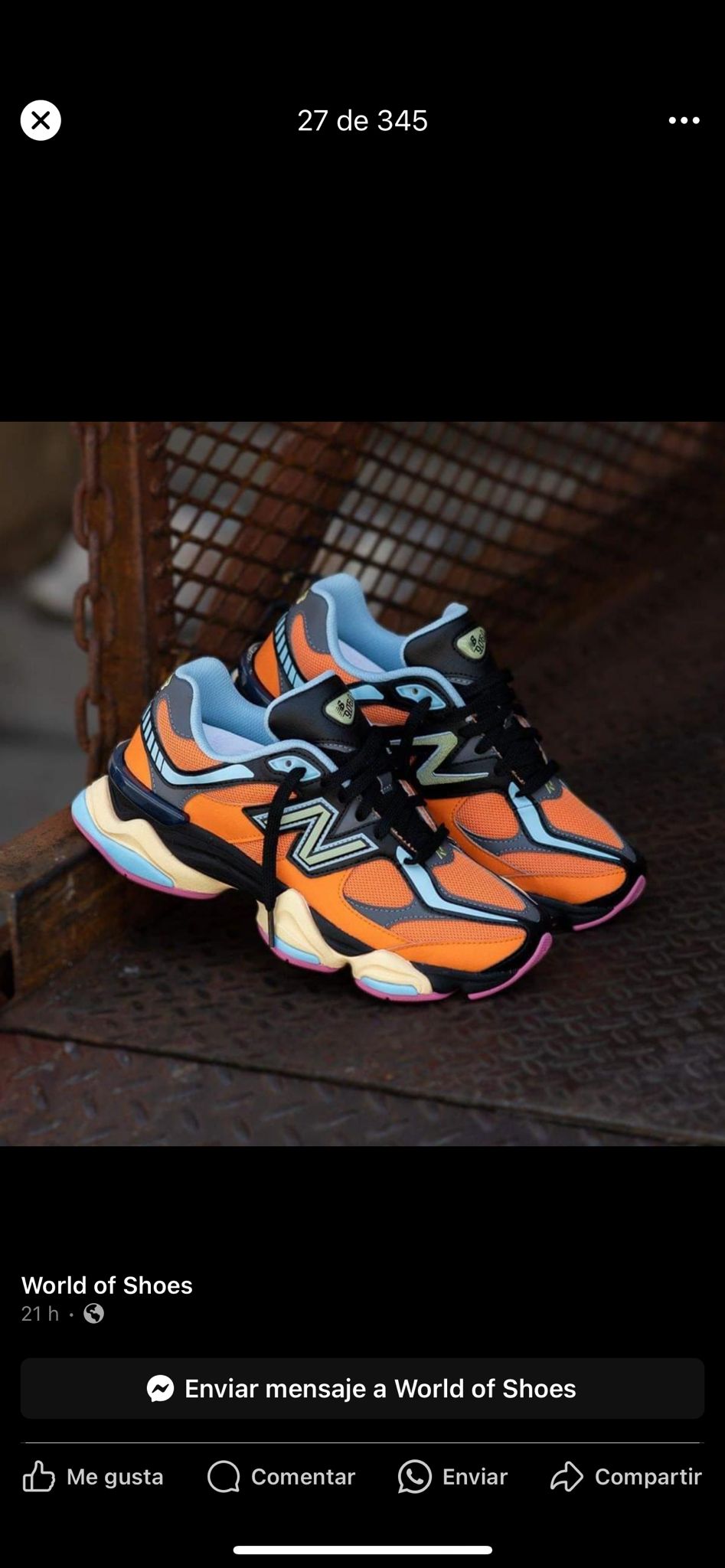 New Balance 9060 Sun Glow Team Sky Blue - WORLDOFSHOES