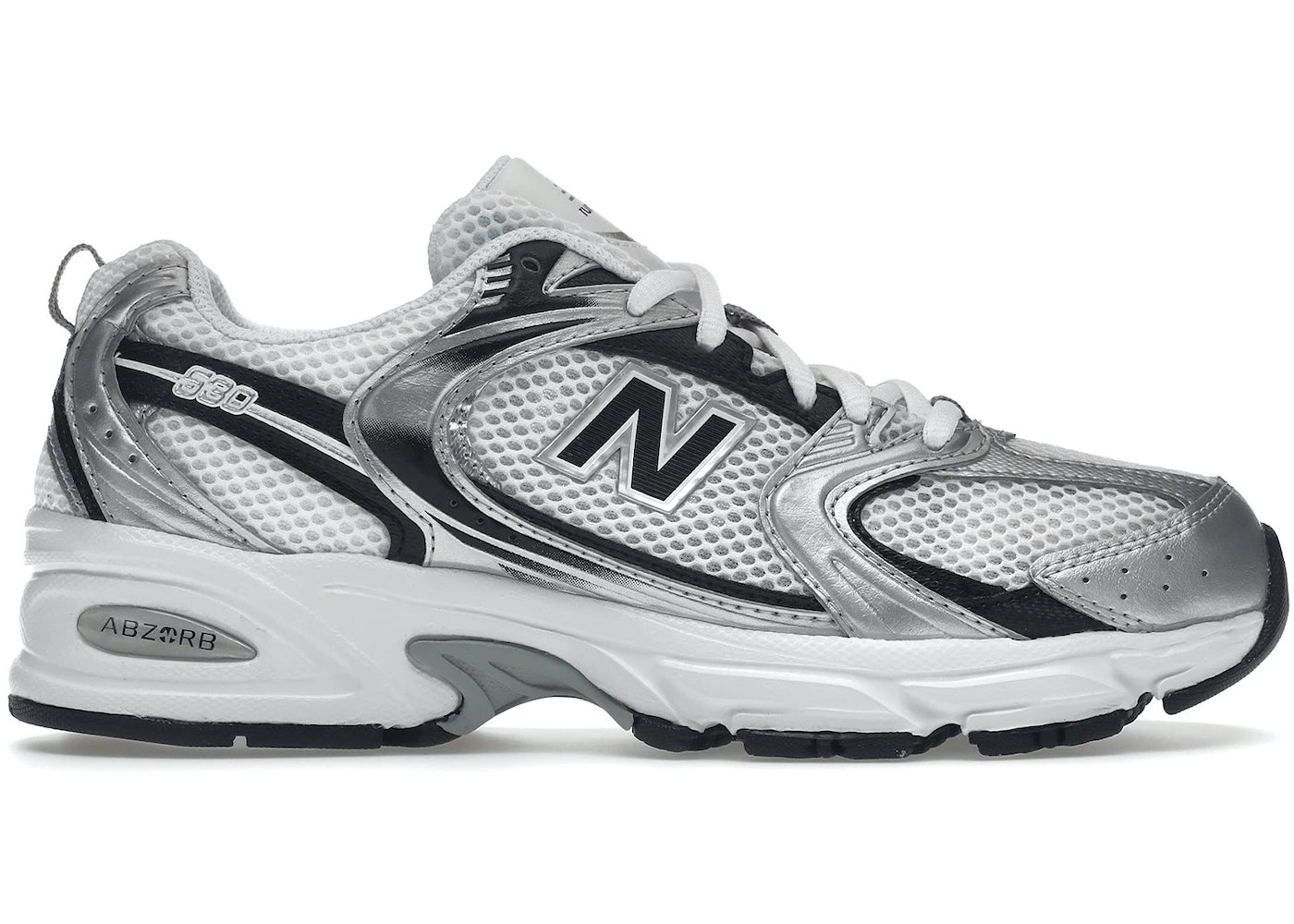New Balance 530
Zalando Exclusive White Silver - WORLDOFSHOES