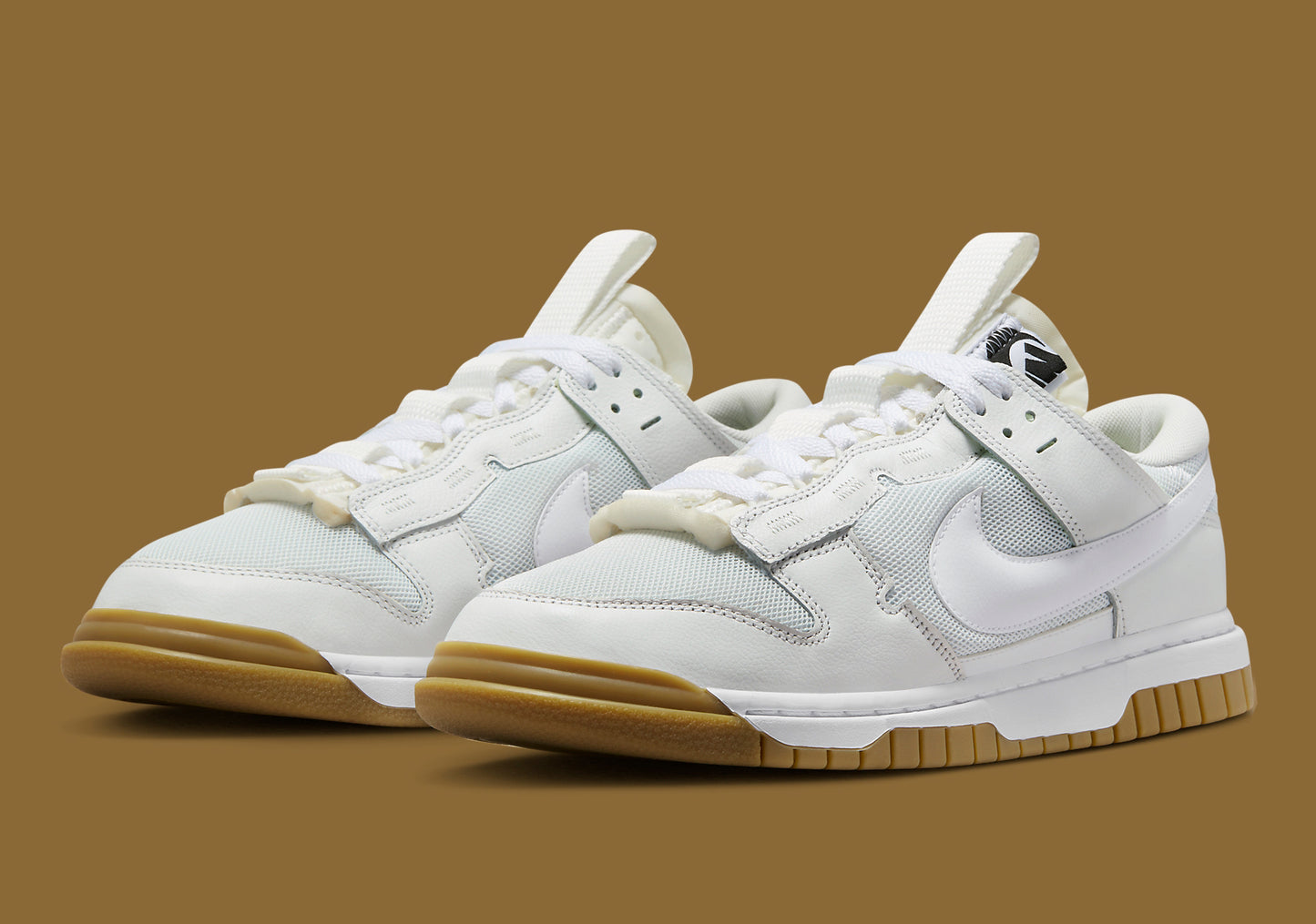 Nike Air Dunk Jumbo Photon Dust Gum Light Brown - WORLDOFSHOES