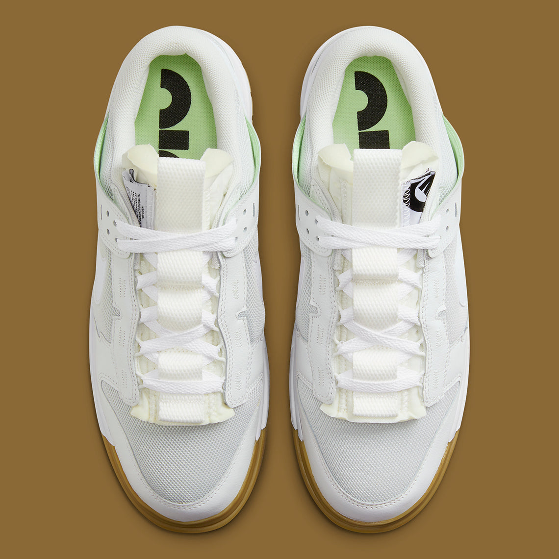 Nike Air Dunk Jumbo Photon Dust Gum Light Brown - WORLDOFSHOES