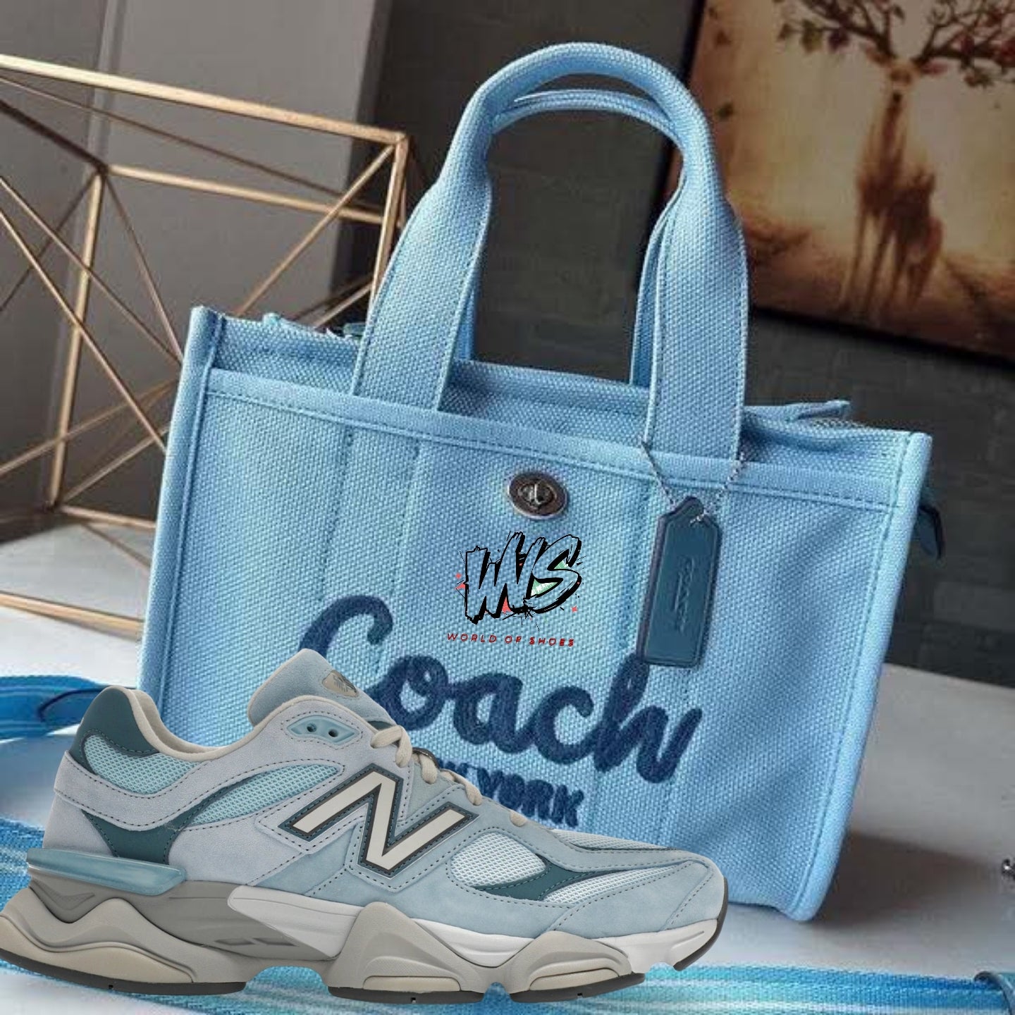 NB 9060 bluechrome combo - WORLDOFSHOES