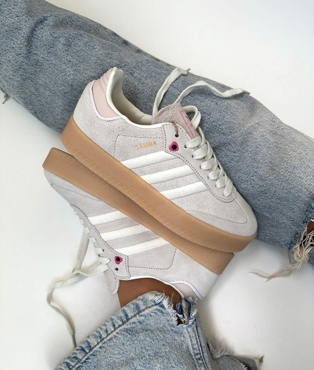 adidas Sambae
Ivory Pink Fusion