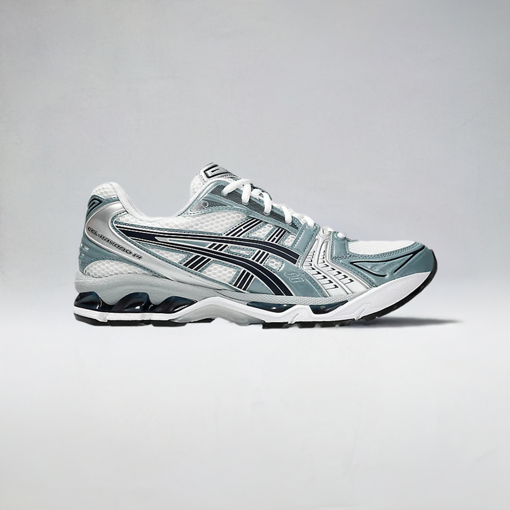 GEL-KAYANO 14
White/Fjord Grey - WORLDOFSHOES