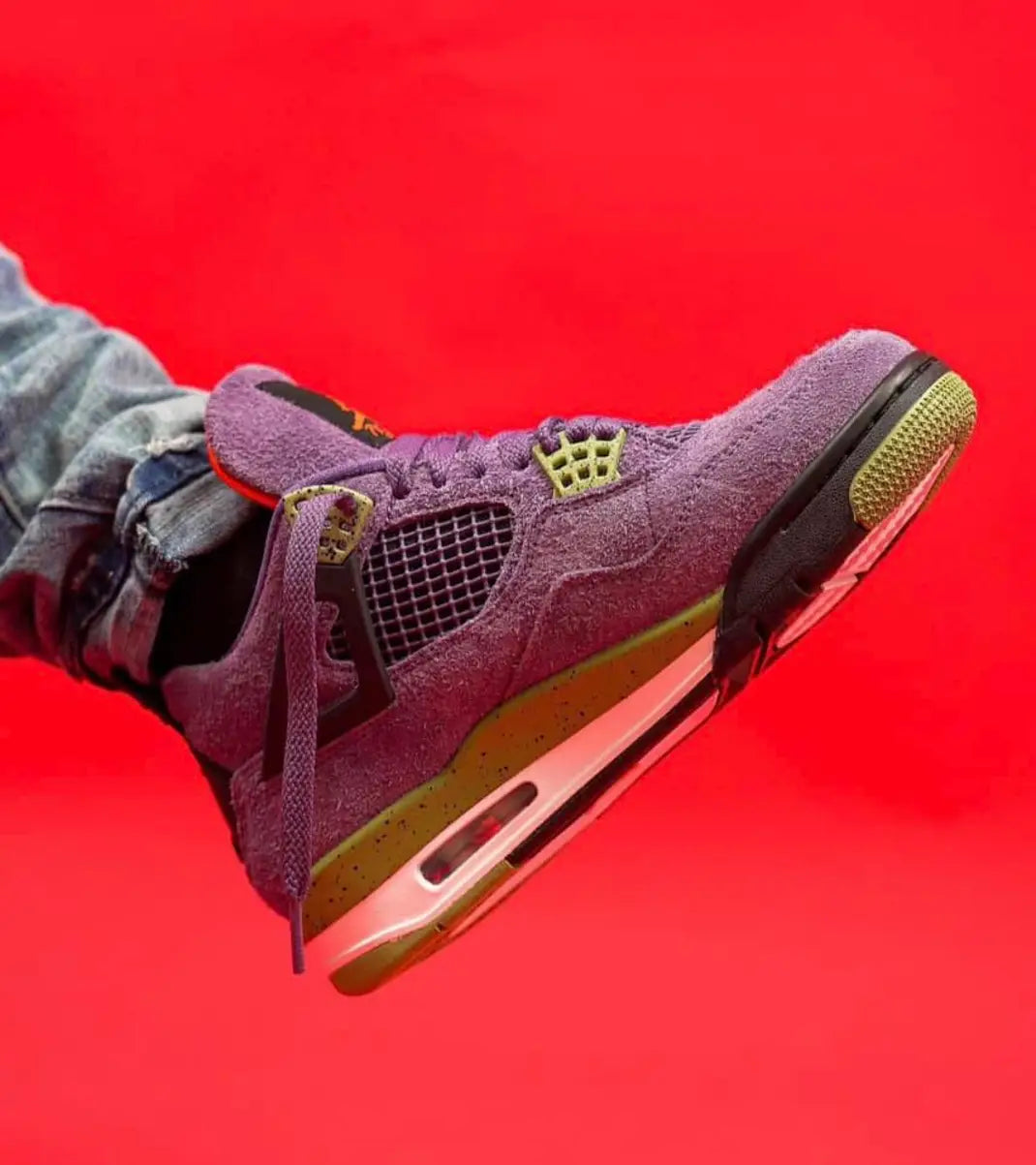 Jordan 4 Retro Canyon Purple - WORLDOFSHOES