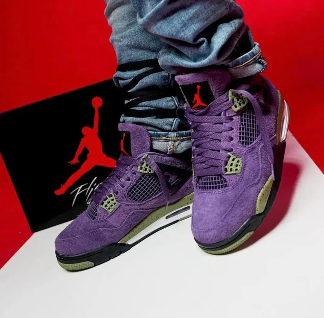 Jordan 4 Retro Canyon Purple - WORLDOFSHOES