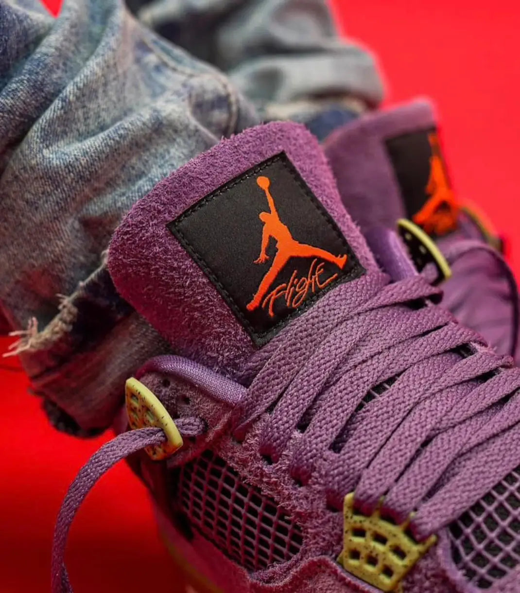 Jordan 4 Retro Canyon Purple - WORLDOFSHOES