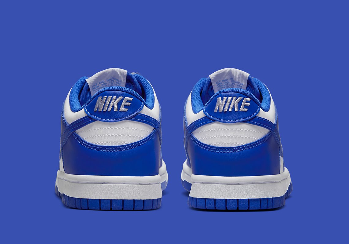 Nike Dunk Low White Racer Blue. - WORLDOFSHOES