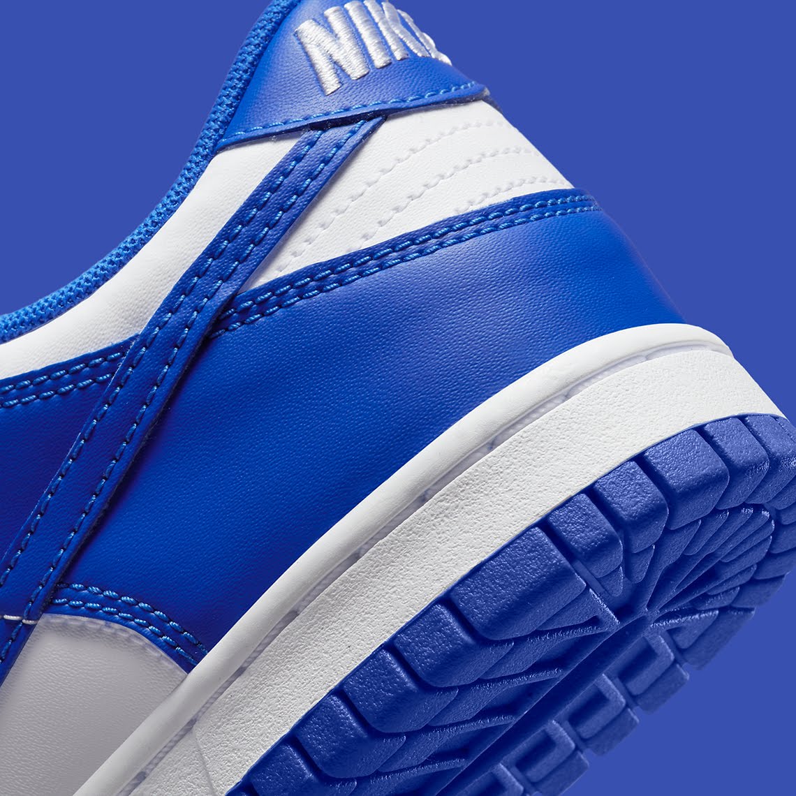 Nike Dunk Low White Racer Blue. - WORLDOFSHOES