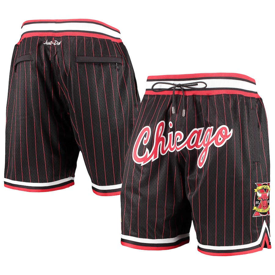 Men s Chicago Bulls Mitchell Ness Black Red Hardwood Classics 1996 9 WORLDOFSHOES