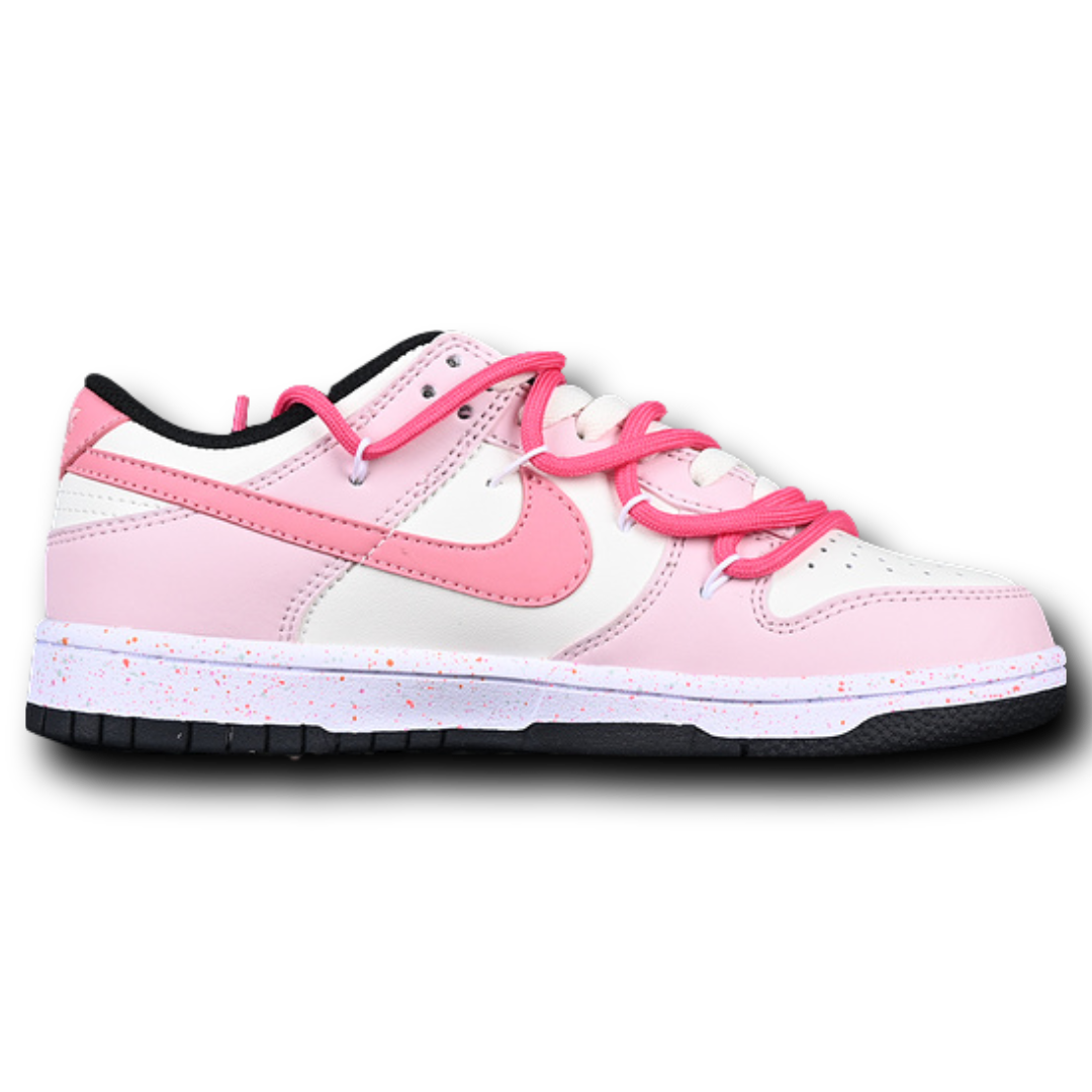 Nike dunk low double swoosh Pink White - WORLDOFSHOES