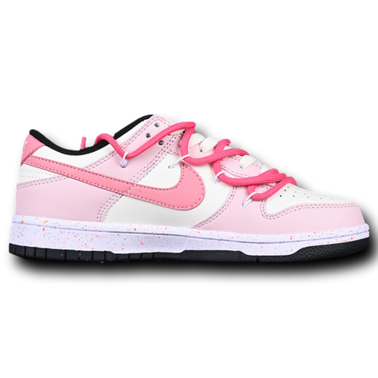 Nike dunk low double swoosh Pink White - WORLDOFSHOES