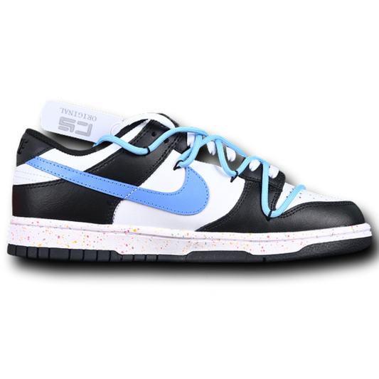 Nike dunk low double swoosh blue black - WORLDOFSHOES