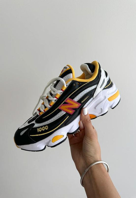 New balance 1000 black / white / yellow premium