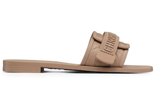 Dior Dio(R)Evolution Mule Sandal Embossed Macrocannage Gum - WORLDOFSHOES