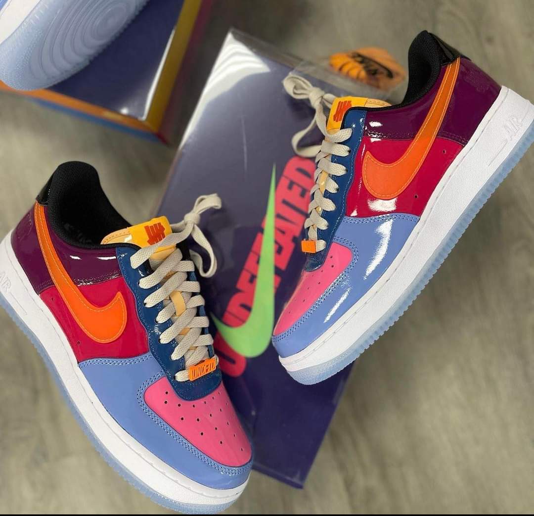 Nike Air Force 1 Low SP Undefeated Multi-Patent Total Orange - WORLDOFSHOES