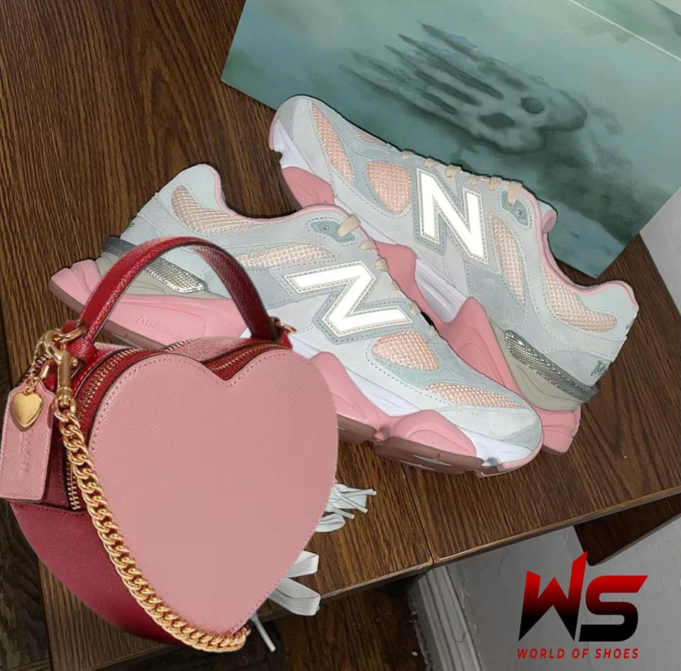 New balance 9060 baby shower coach heart combo - WORLDOFSHOES