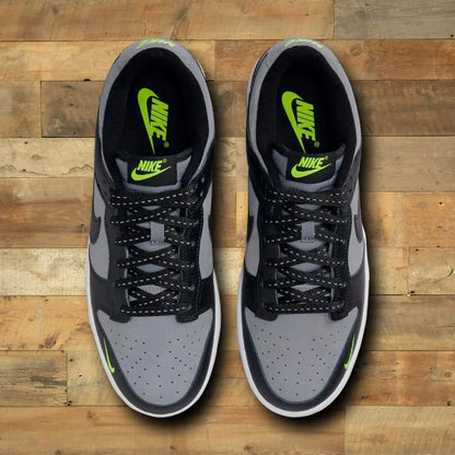 Nike Dunk low Black Grey Neón - WORLDOFSHOES