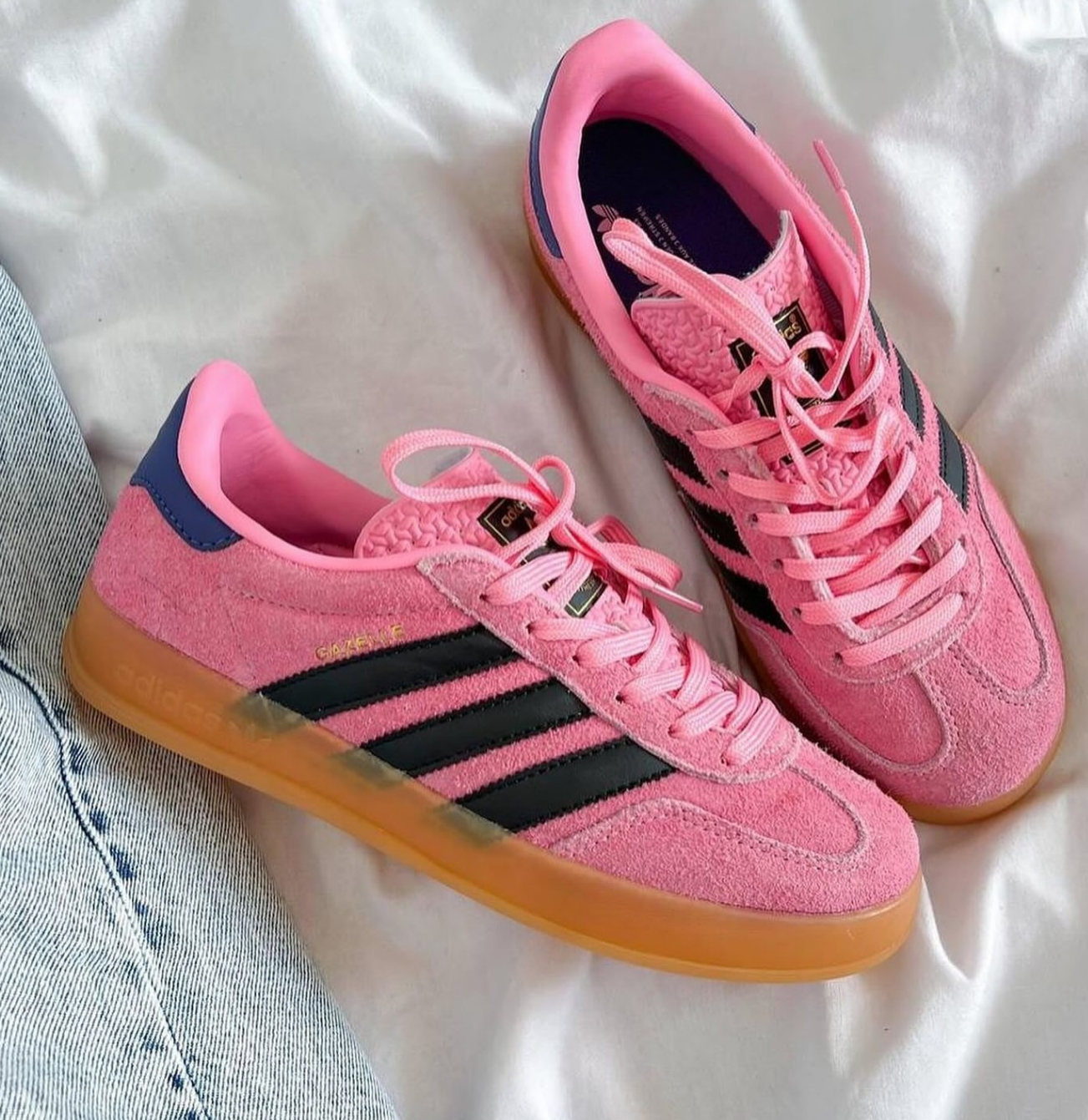 adidas Gazelle Bliss Pink Dark Blue