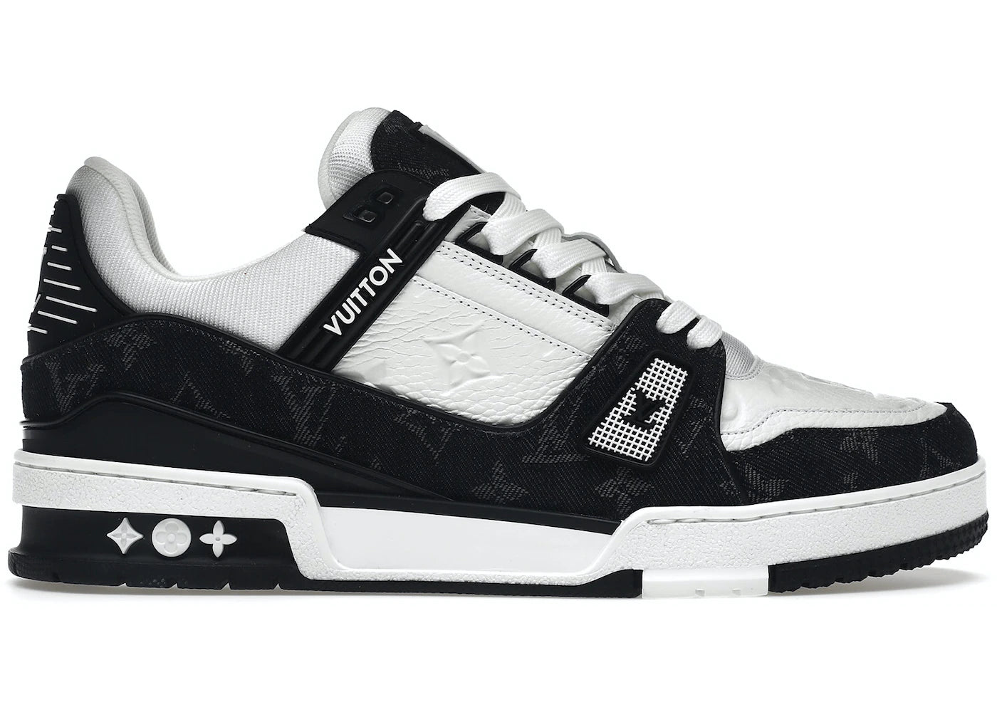 Louis Vuitton LV Trainer White Black - WORLDOFSHOES