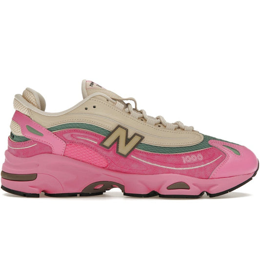 New Balance 1000 tan pink green