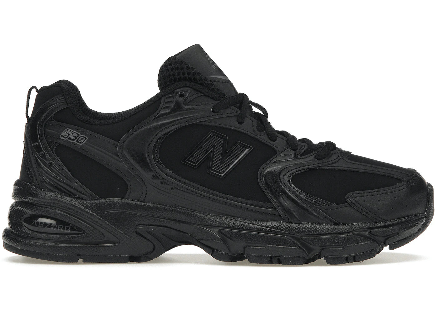 New Balance 530 Triple Black Leather