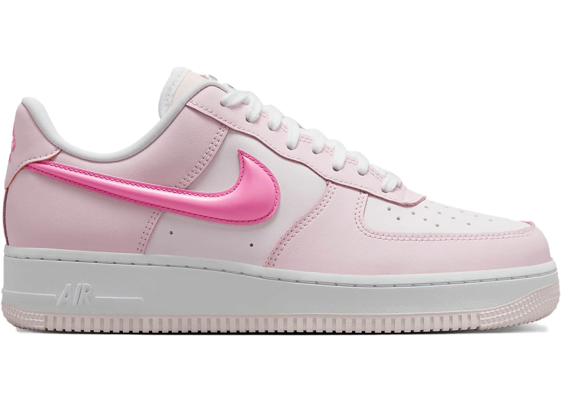 Air force 1 with pink tick discount