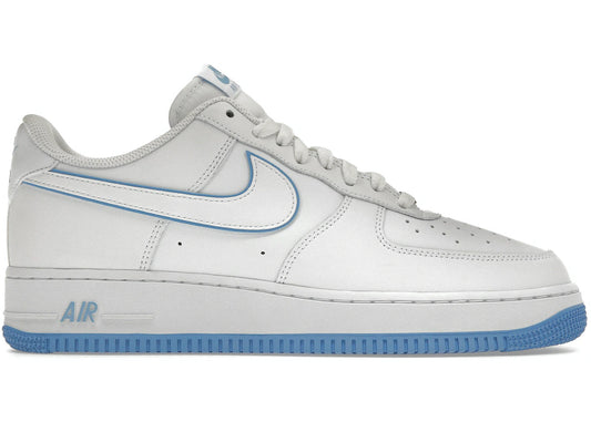 Nike Air Force 1 '07 Low White University Blue Sole - WORLDOFSHOES