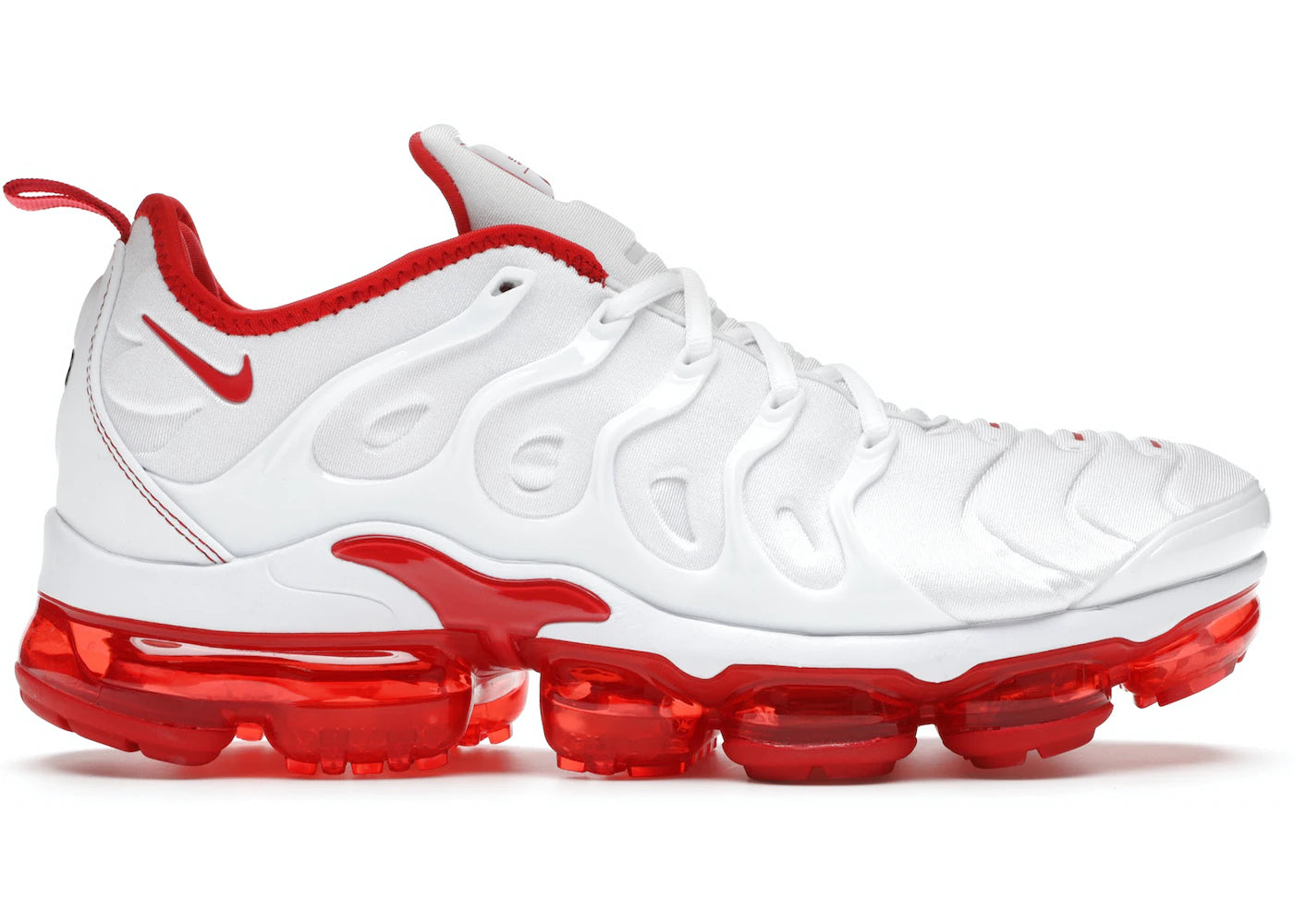 Nike Air VaporMax Plus White Red - WORLDOFSHOES