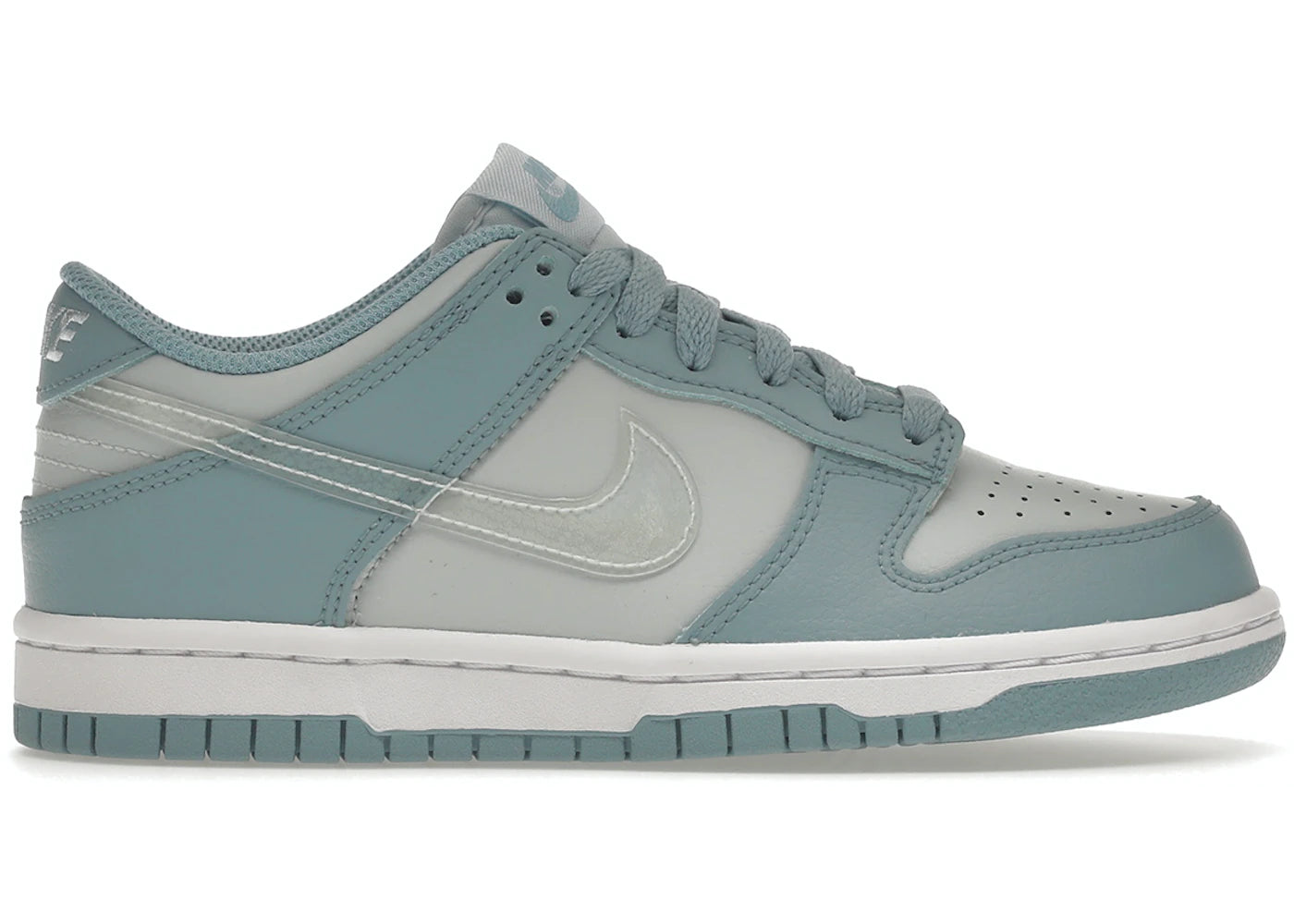 Nike Dunk Low Clear Blue Swoosh - WORLDOFSHOES
