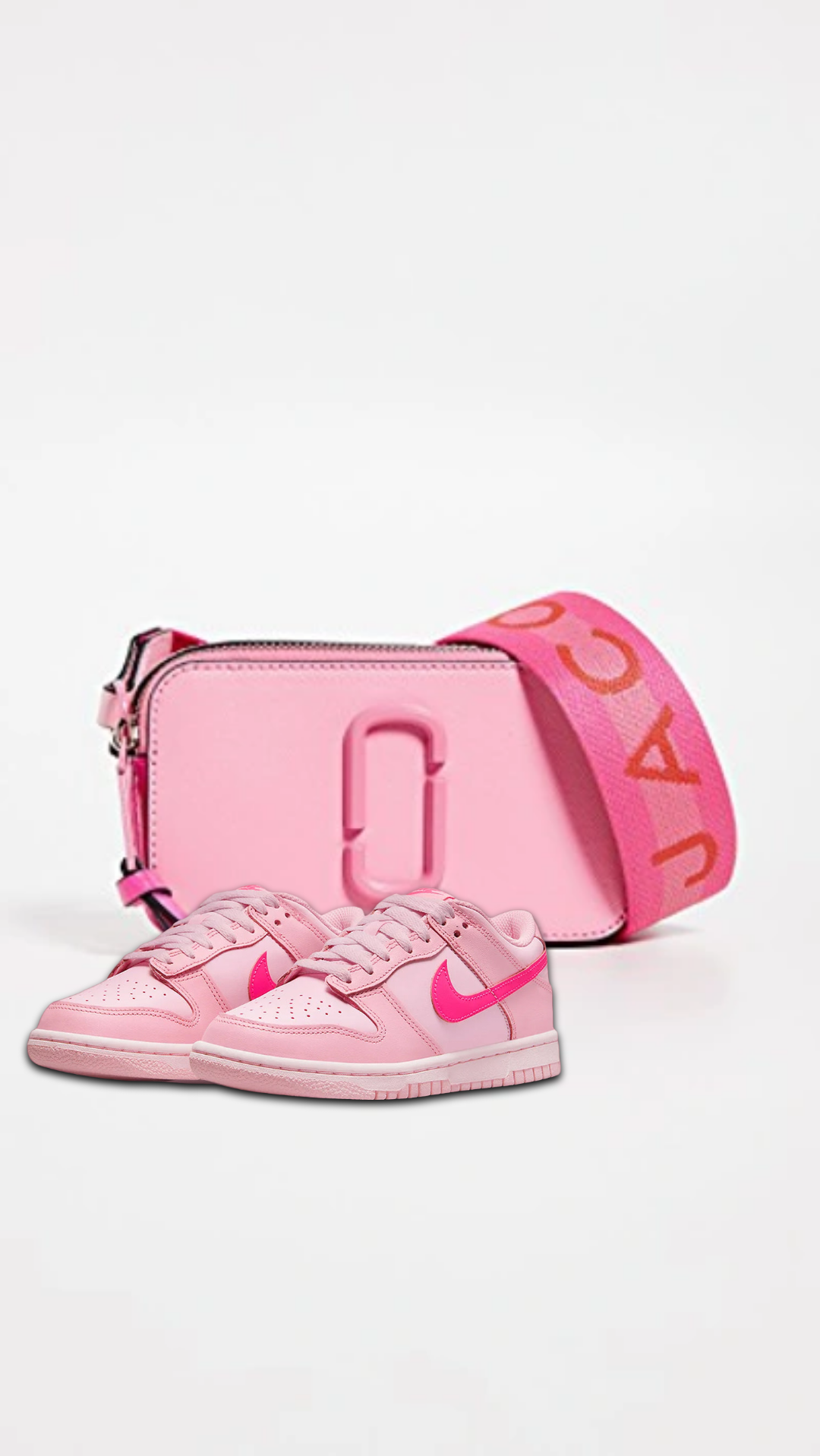 Nike Dunk low TRIPLE PINK COMBO X MARCK JACOBS - WORLDOFSHOES