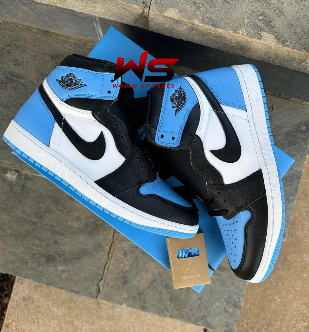 Jordan 1 Retro High OG UNC Toe - WORLDOFSHOES