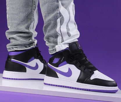 Jordan 1 Mid Dark Iris - WORLDOFSHOES