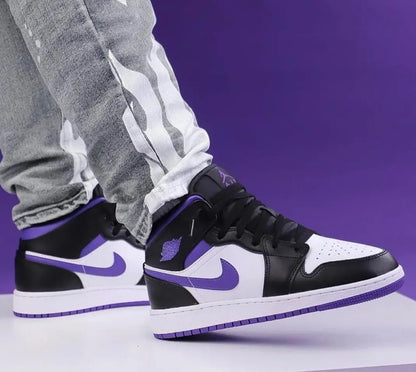 Jordan 1 Mid Dark Iris - WORLDOFSHOES