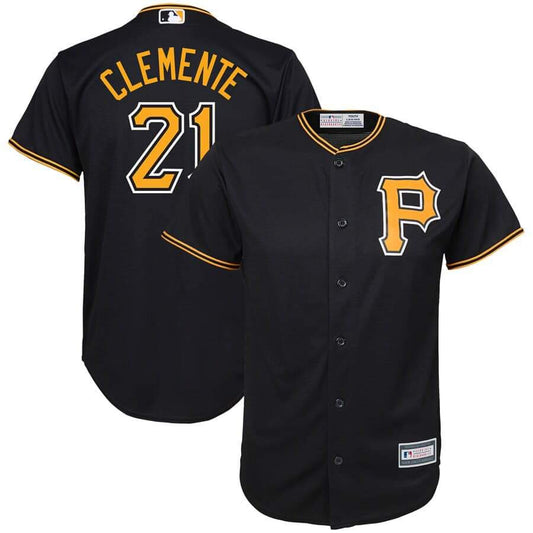 Roberto CLEMENTE jerseys MLB Black - Yellow