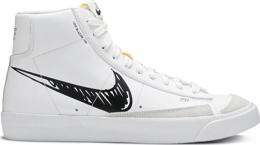 Blazer Mid 77 'Sketch - Black' - WORLDOFSHOES