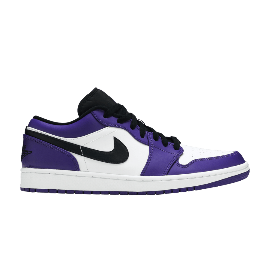 Air Jordan 1 Low White Court Purple - WORLDOFSHOES