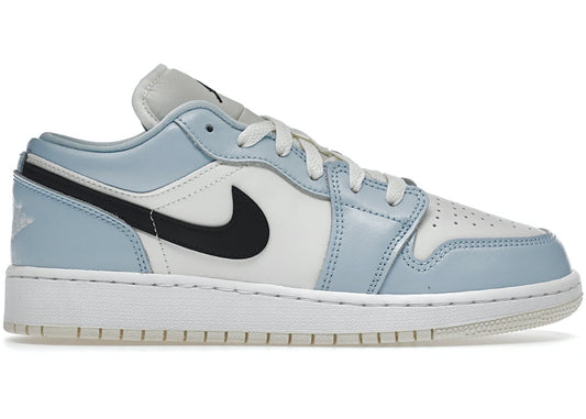 Jordan 1 Low Ice Blue Black - WORLDOFSHOES