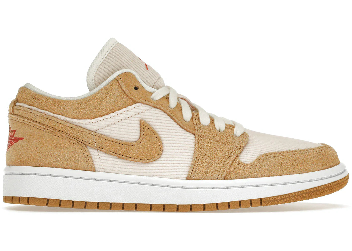 Jordan 1 Low SE Twine Orange Quartz Corduroy  - DH7820-700 - ES - WORLDOFSHOES
