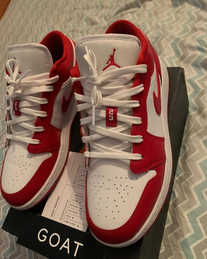 Jordan 1 Low Gym Red White - WORLDOFSHOES