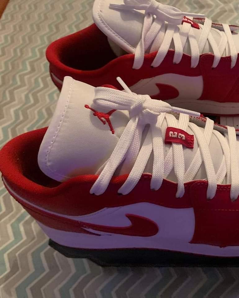 Jordan 1 Low Gym Red White - WORLDOFSHOES