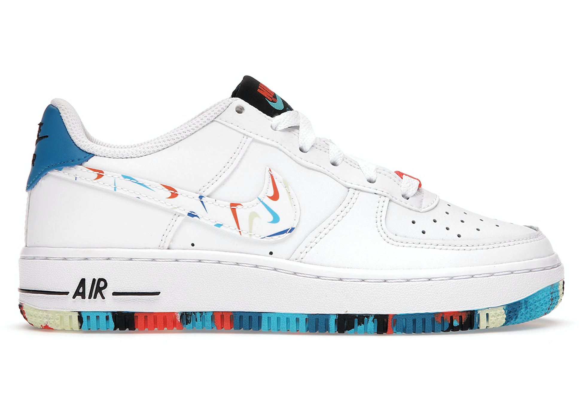 Nike Air Force 1 Low Multicolor Swooshes - WORLDOFSHOES