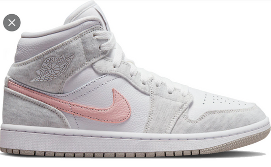 Air Jordan 1 Mid SE 'White Light Iron Ore' - WORLDOFSHOES