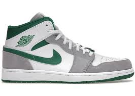 Jordan 1 Mid SE Grey Green - WORLDOFSHOES