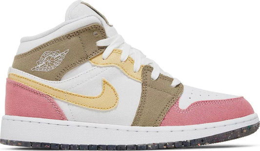 Air Jordan 1 Mid 'Pastel Grind' - WORLDOFSHOES