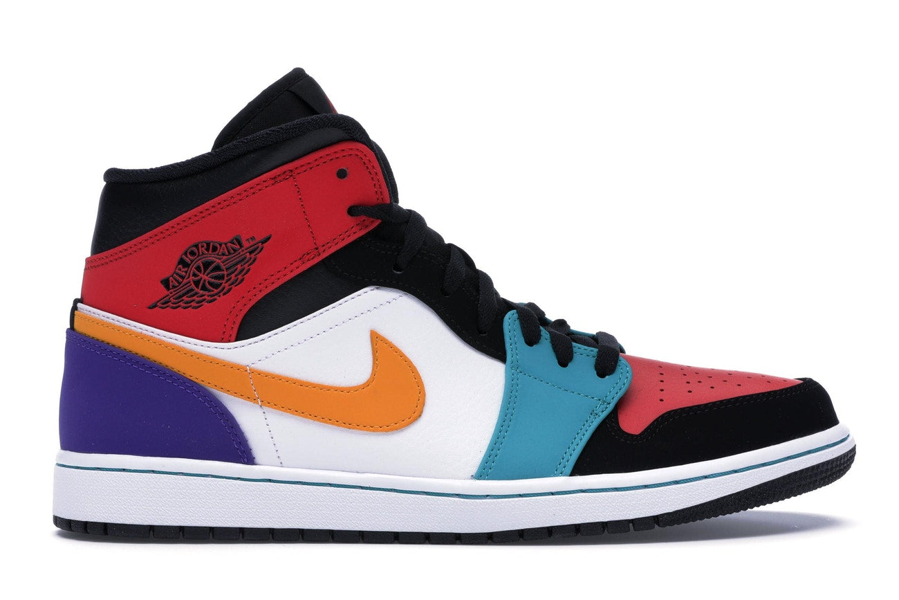Jordan 1 Mid Bred Multi-Color - WORLDOFSHOES