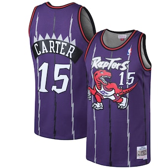 Men's Toronto Raptors Vince Carter Mitchell & Ness Purple 1998-99 Hardwood Classics Swingman Jersey - WORLDOFSHOES